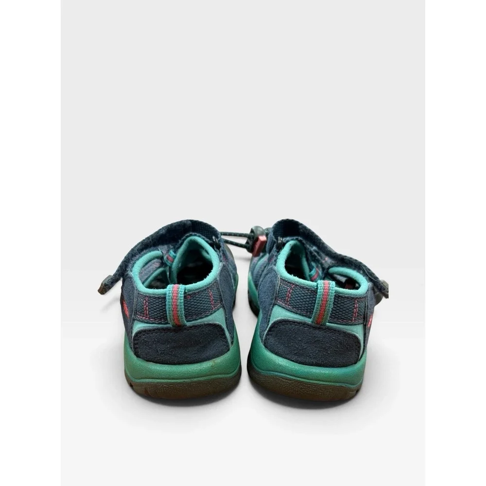 KEEN Newport H2 Kids Size 12 Teal Blue Pink Water Hiking Sport Sandals Washable